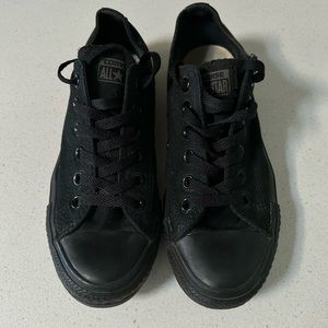 Converse All Star in all black.